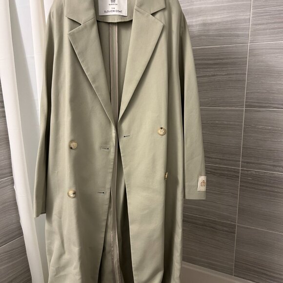 SOLD - Aritzia Slouch Coat - Brand New Tag On- Handcrafted with Italian twill - Picture 6 of 6